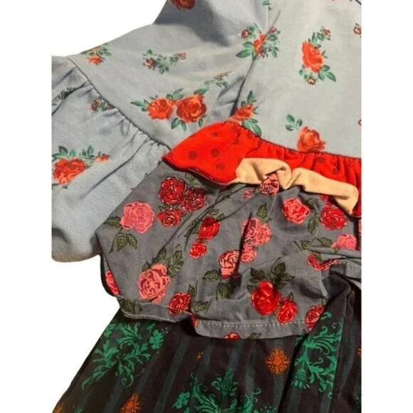 Matilda Jane Choose you own path Feeling Festive Tunic Top Dress Girls Size 2 Ex - Picture 4 of 7